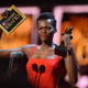 Sheila Atim receives the Olivier Award for Best Actress in a Supporting Role in a Musical for Girl From the North Country onstage at Royal Albert Hall on April 8, 2018, in London.
